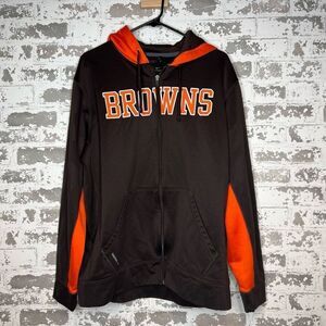 Nike therma fit zip up Cleveland browns hoodie
